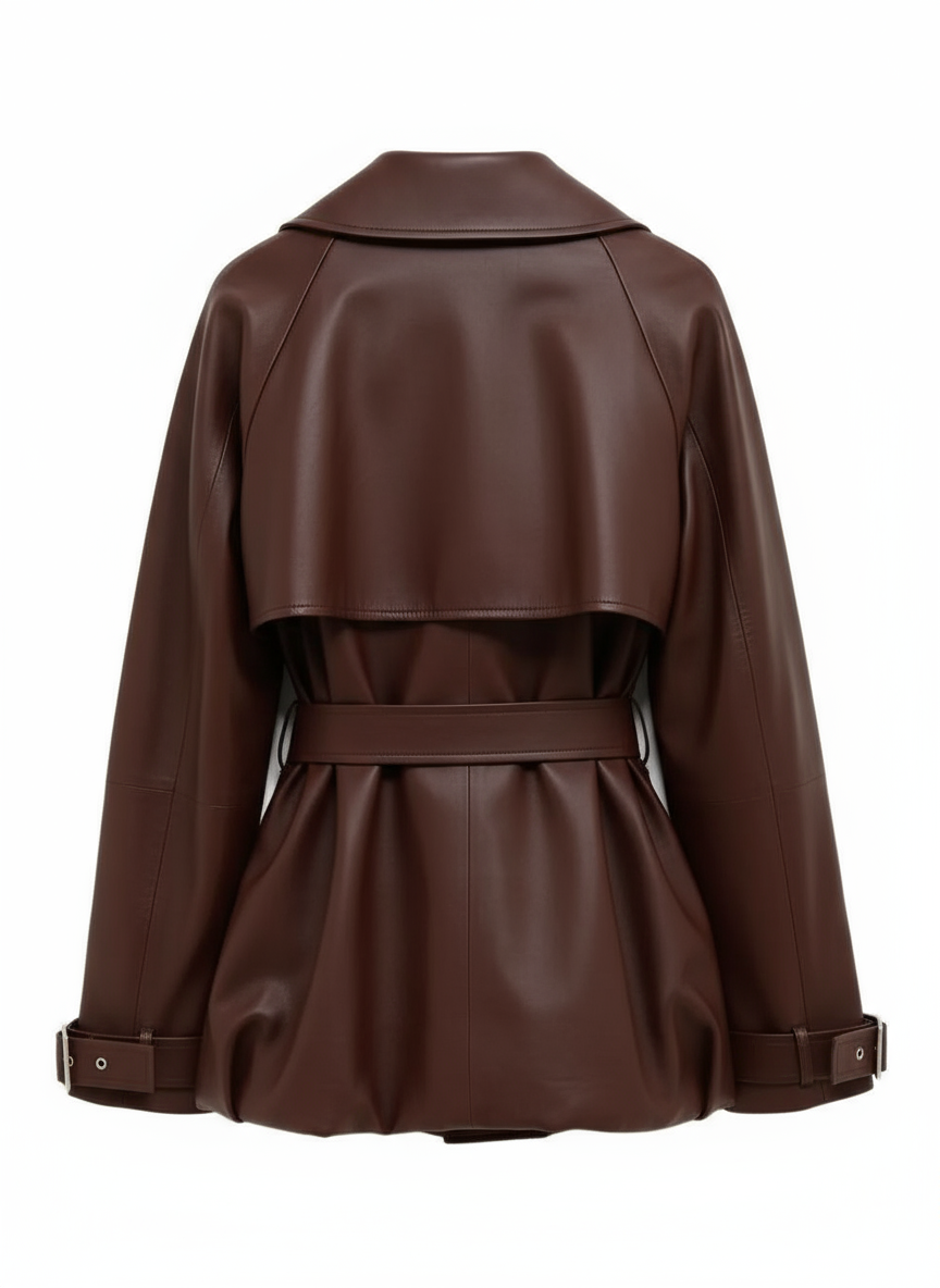 Buckled Leather Jacket