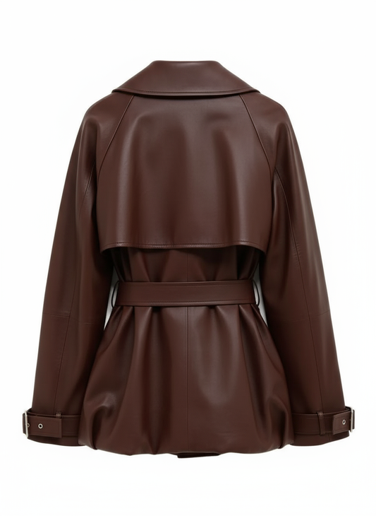 Buckled Leather Jacket