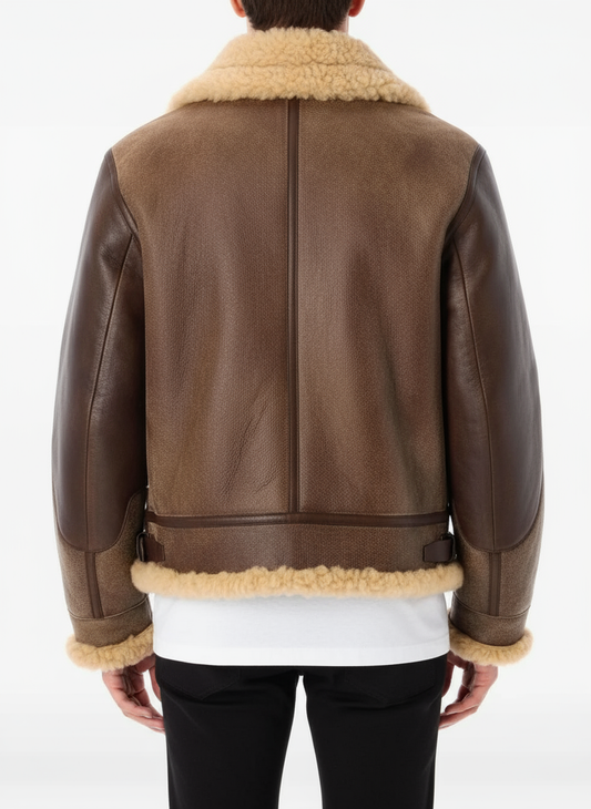 Shearling Trim Jacket