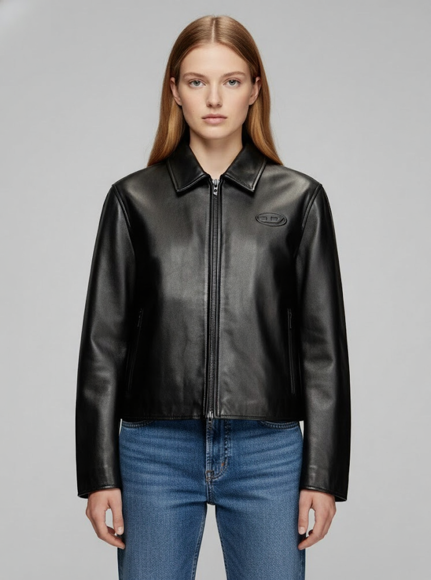 Vintage Black Leather Jacket