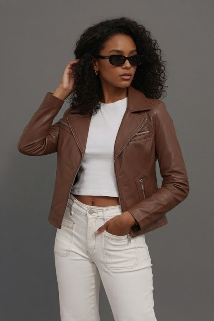 Classic Brown Faux Leather
