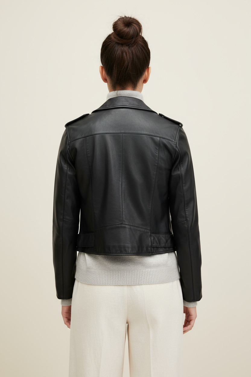 Elevated Black Biker Jacket