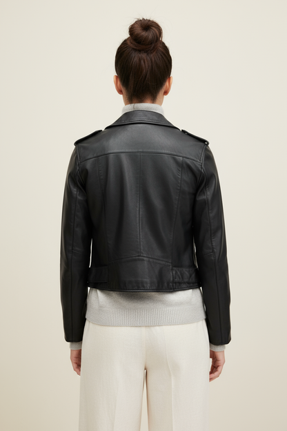 Elevated Black Biker Jacket