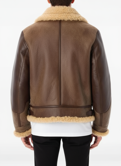Shearling Trim Jacket