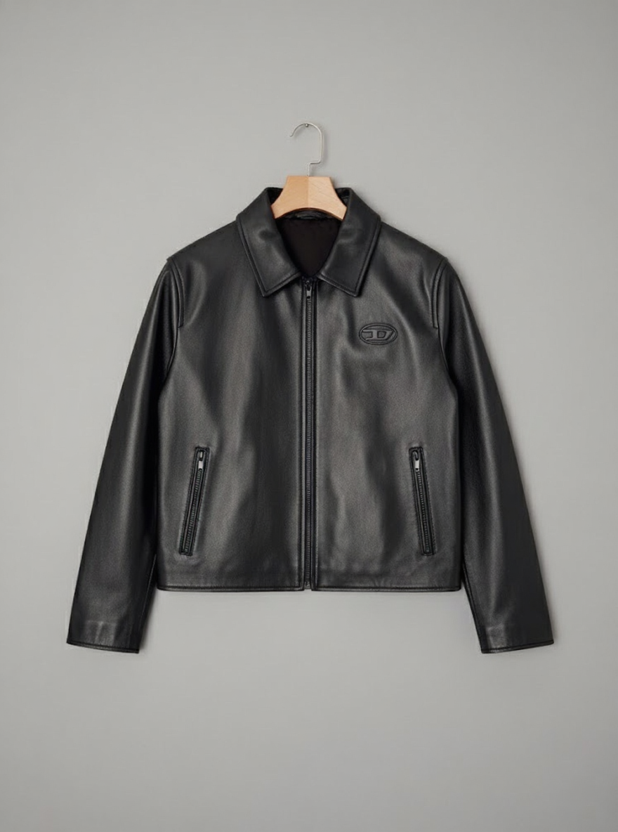 Vintage Black Leather Jacket