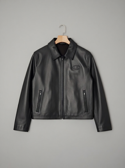 Vintage Black Leather Jacket
