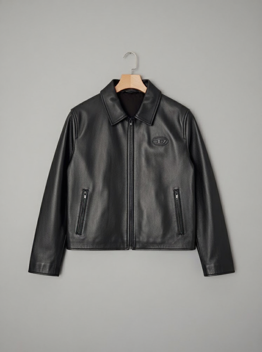 Vintage Black Leather Jacket