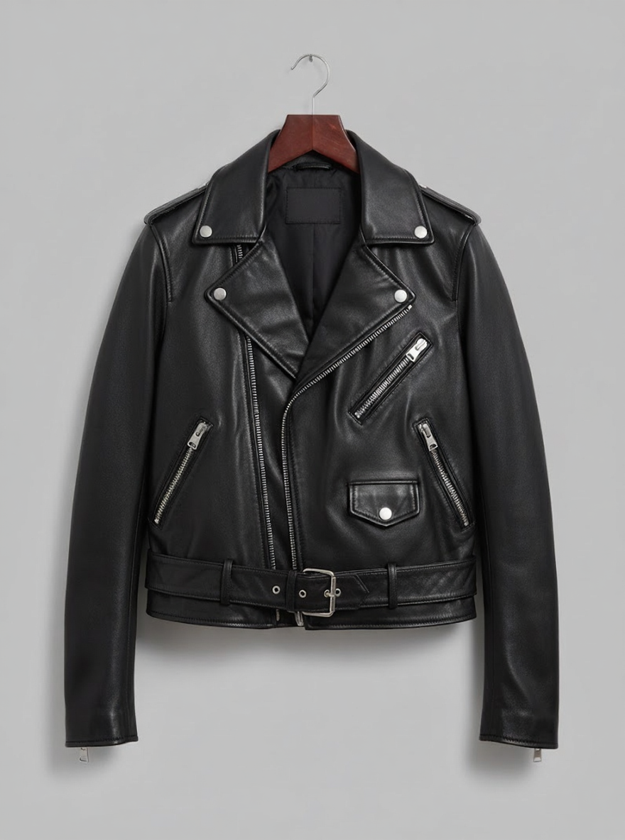 The Iconic Edge: Black Biker
