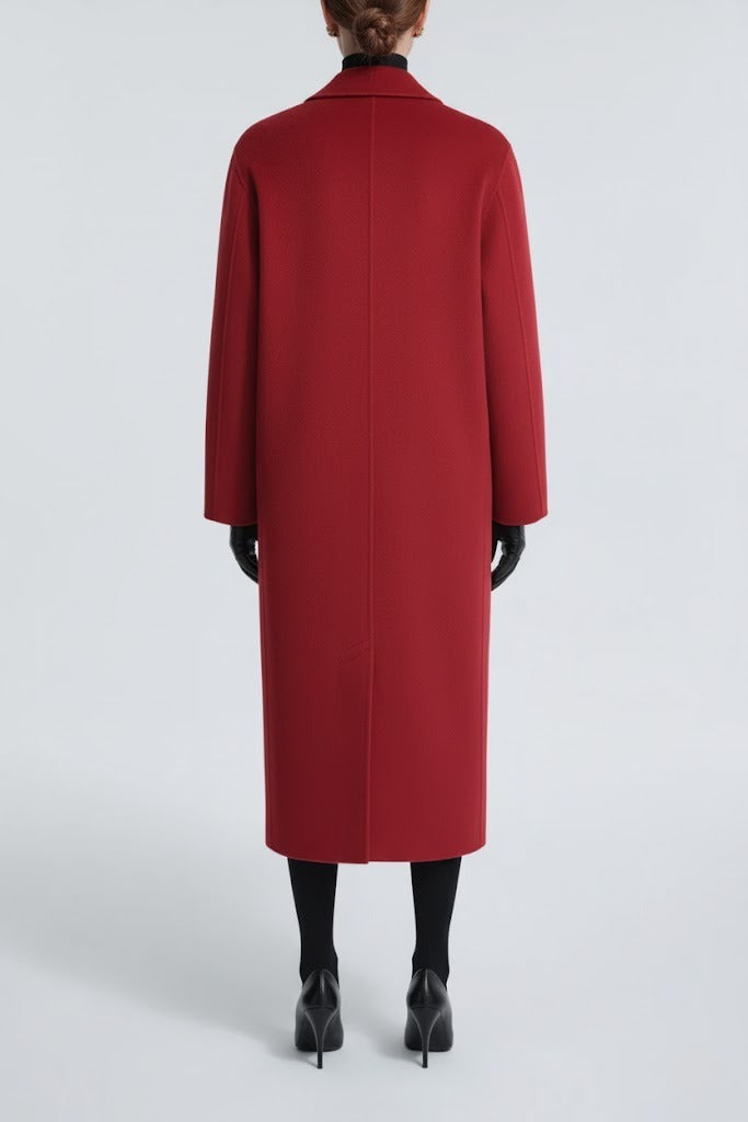 Wool-Cashmere Tailored Coat